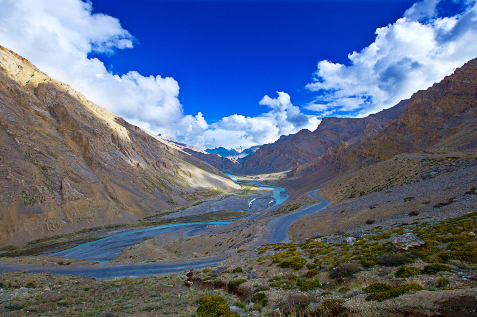 Leh–Ladakh bike tour on a mountain road